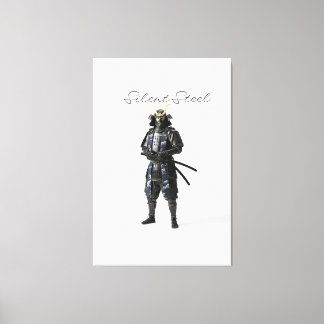 Silent steel samurai canvastryck