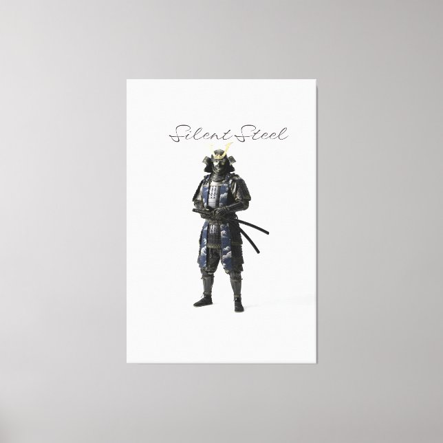 Silent steel samurai canvastryck (Framsida)