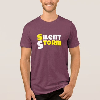 Silent Storm | Aesthetic Moody Minimalist Typograp T Shirt
