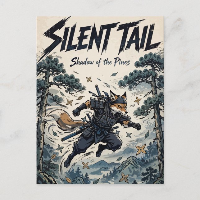 Silent Tail Helg Vykort (Framsida)