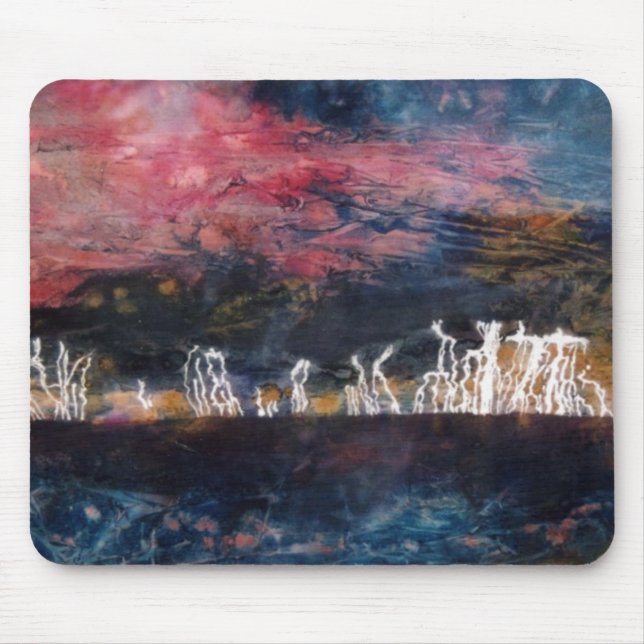 "Silent Thunder" Abstract Design Mousepad Musmatta (Framsidan)