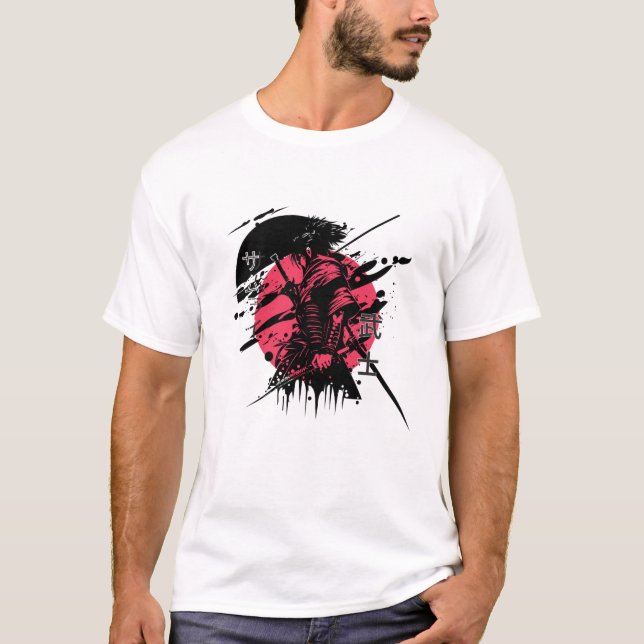 Silent Warrior - Samurai | Unisex T Shirt (Framsida)