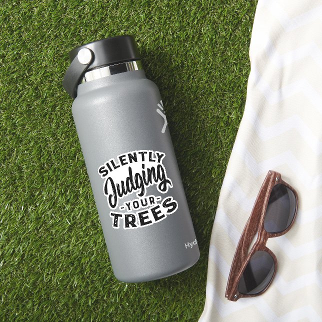 Silently Judging Your Trees Klistermärken (HydroFlask Insitu)