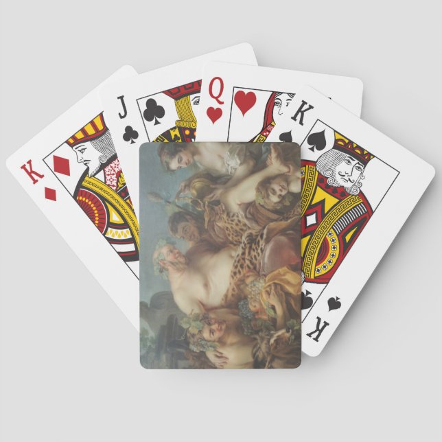 Silenus drakhet (av Carle van Loo) Casinokort (Baksidan)