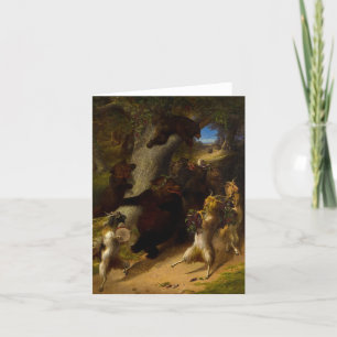 Silenus mars av William Holbrook Beard Tack Kort