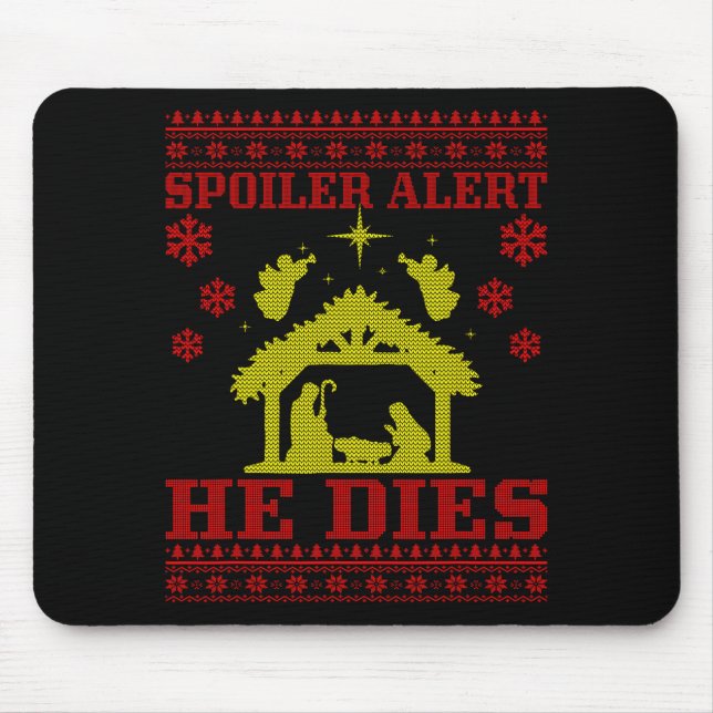 Siler-alert He Christmas Ugly Sweater Nativity  Musmatta (Framsidan)