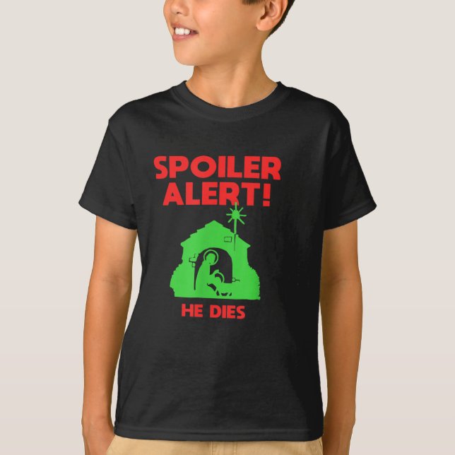Siler Alert He Dies Funny Christmas  T Shirt (Framsida)