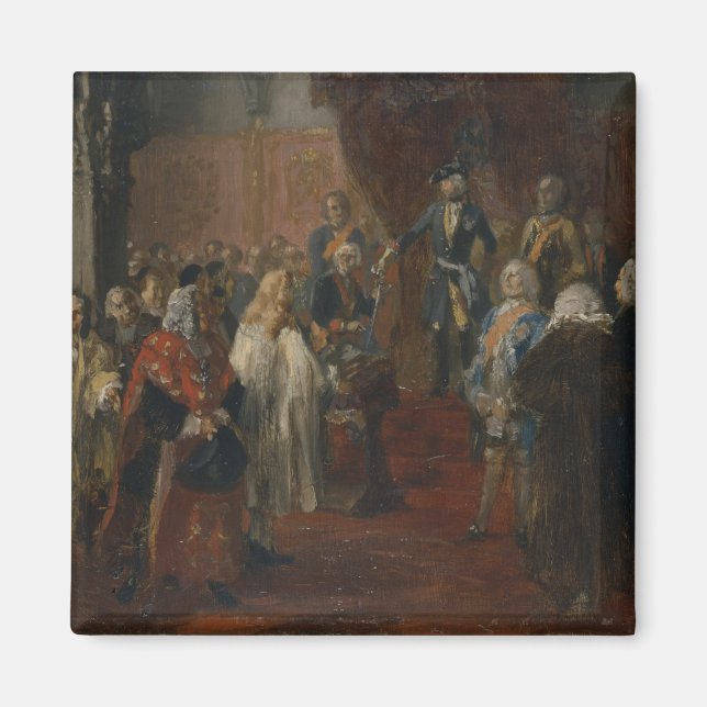 Silesian homage scen, 1855 magnet (Framsidan)