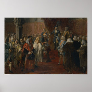 Silesian homage scen, 1855 poster