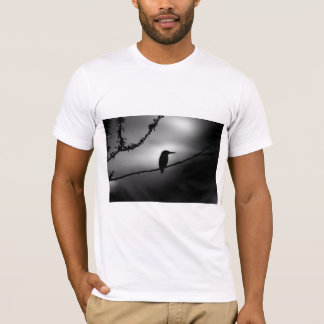 Silhouett av kungsfiskare t shirt
