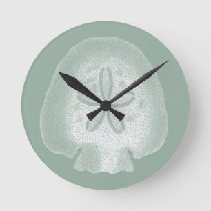 Silhouettdollar Rund Klocka