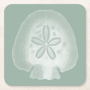 Silhouettdollar Underlägg Papper Kvadrat