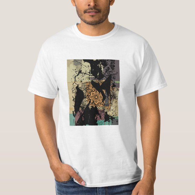 Silhouette Abstrakt Women T-Shirt (Framsida)