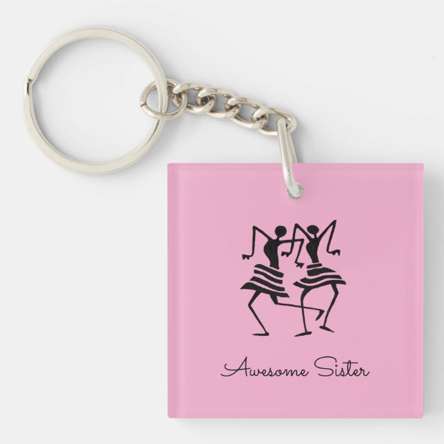 Silhouette African Art Firande Dance Sister (Framsidan)