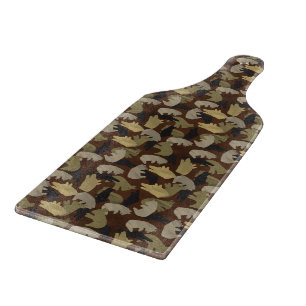 Silhouette Animal Camouflage Brown