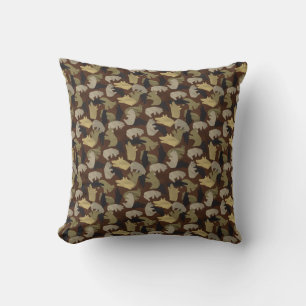 Silhouette Animal Camouflage Brown Kudde