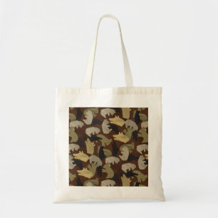 Silhouette Animal Camouflage Brown Tygkasse