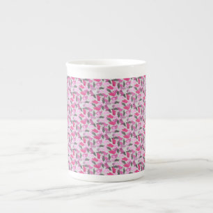 Silhouette Animal Camouflage Rosa Benporslin Mugg