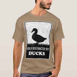 Silhouette Anka Älskare uppdelade enkelt av Ankor T Shirt