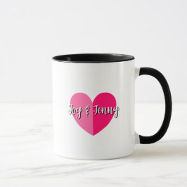 Silhouette - Anpassningsbar Valentine-design Mugg