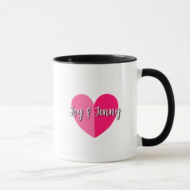 Silhouette - Anpassningsbar Valentine-design Mugg (Höger)