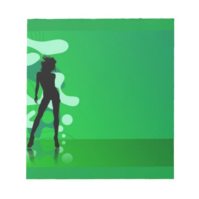 Silhouette-Anteckningsblock Anteckningsblock (Framsida)