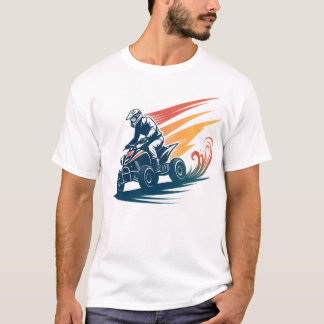 Silhouette ATV Design for Merchandise T Shirt