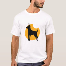Silhouette av Dobermans T Shirt