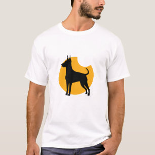 Silhouette av Dobermans T Shirt
