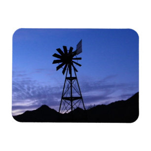 Silhouette av en kvarn magnet
