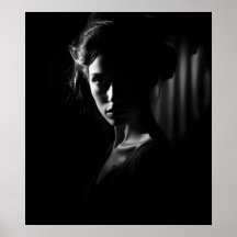Silhouette av en kvinnas bild i ansikte
