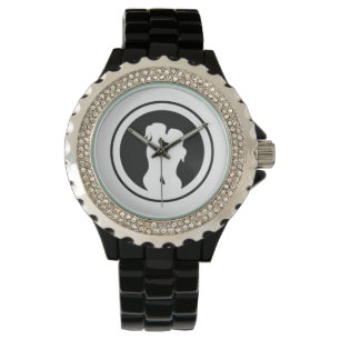 Silhouette av en Lesbisk par Kiss Armbandsur