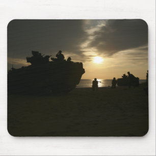 Silhouette av flottor musmatta