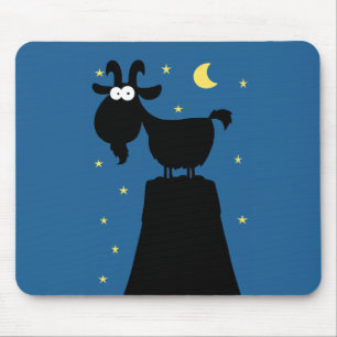 Silhouette av Goat på berget Musmatta