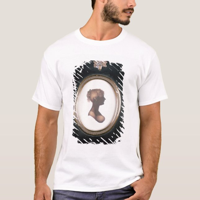 Silhouette av olyckskorpen Austen, c.1809 T Shirt (Framsida)