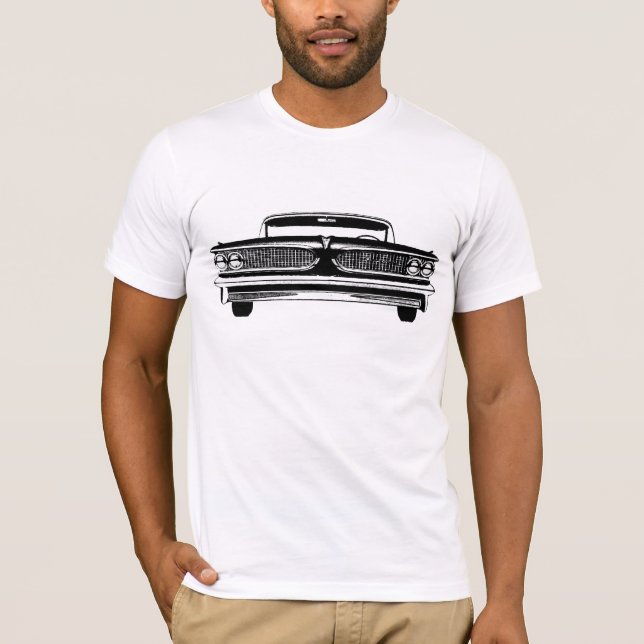 Silhouette av Pontiac 1959 Bonneville T-shirt (Framsida)