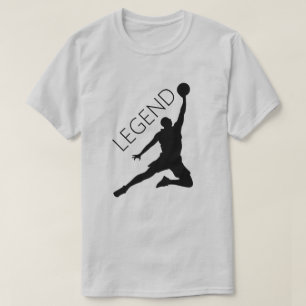 Silhouette Basketball Player T Shirt