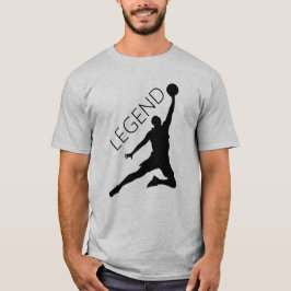 Silhouette Basketball Player T Shirt