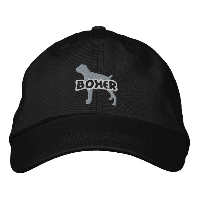 Silhouette Boxer Embroized Hat Broderad Keps (Framsida)