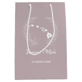 Silhouette Bröllop-årsdagen i delstaten Hawaii 