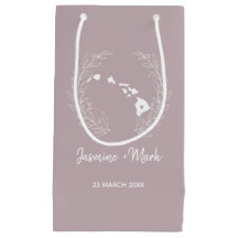 Silhouette Bröllop-årsdagen i delstaten Hawaii