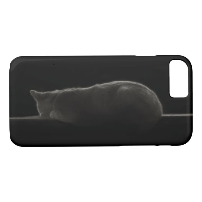 Silhouette Cat Photo Case-Mate iPhone Skal (Baksida (horisontal))
