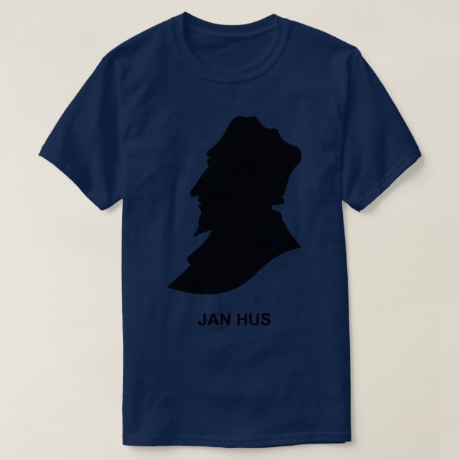 Silhouette Christian-reformer och predikant Jan T Shirt (Design framsida)