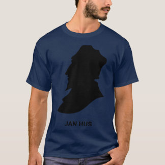 Silhouette Christian-reformer och predikant Jan T Shirt