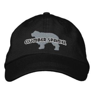 Silhouette Clumber Spain Embroized Hat Broderad Keps