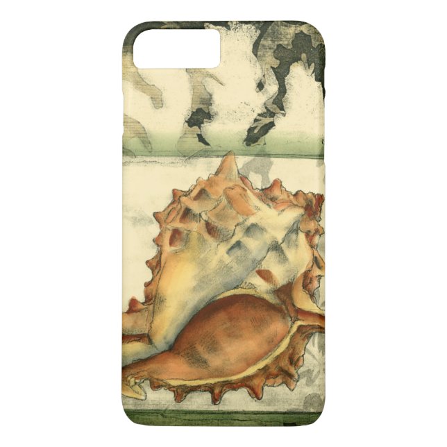 Silhouette Conch-Snäcka Case-Mate iPhone Skal (Baksida)