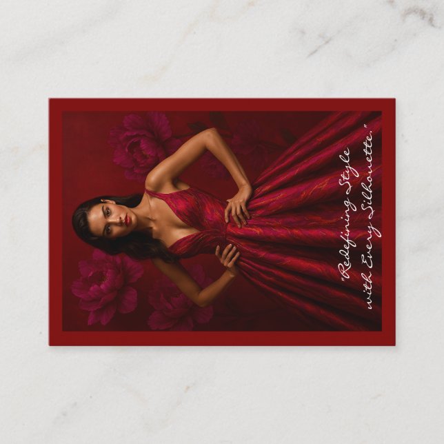 Silhouette Couture (business card) Visitkort (Framsida)