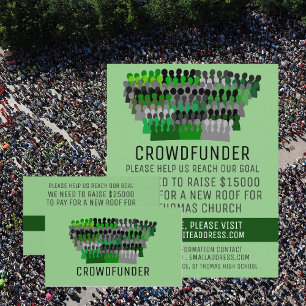 Silhouette Crowd Design, Crowdfunder, Crowdfunding Reklamblad