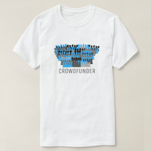 Silhouette Crowd Design, Crowdfunder, Crowdfunding T Shirt