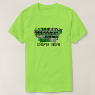 Silhouette Crowd Design, Crowdfunder, Crowdfunding T Shirt